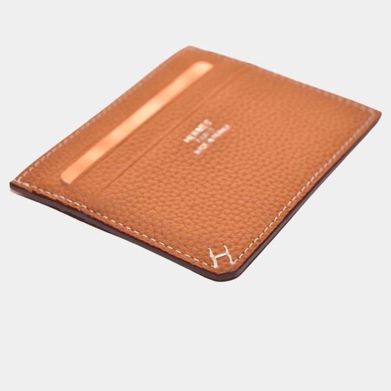 Унисекс кардхолдер Hermès от естествена кожа