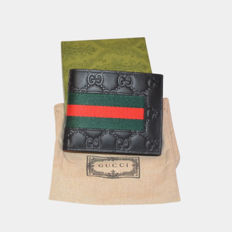 Мъжки портфейл Gucci от естествена кожа