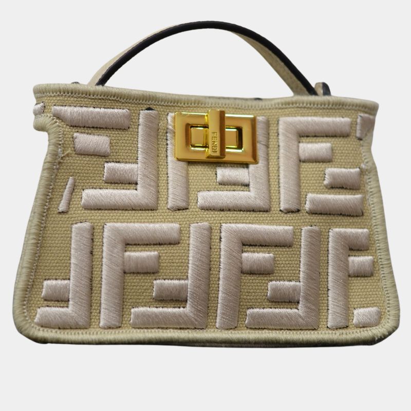 Дамска чанта Fendi от естествена кожа