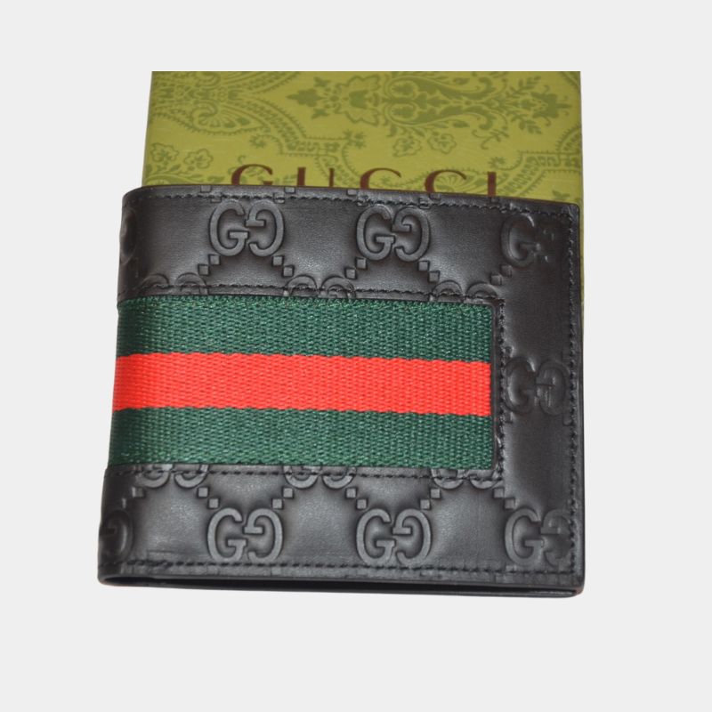 Мъжки портфейл Gucci от естествена кожа