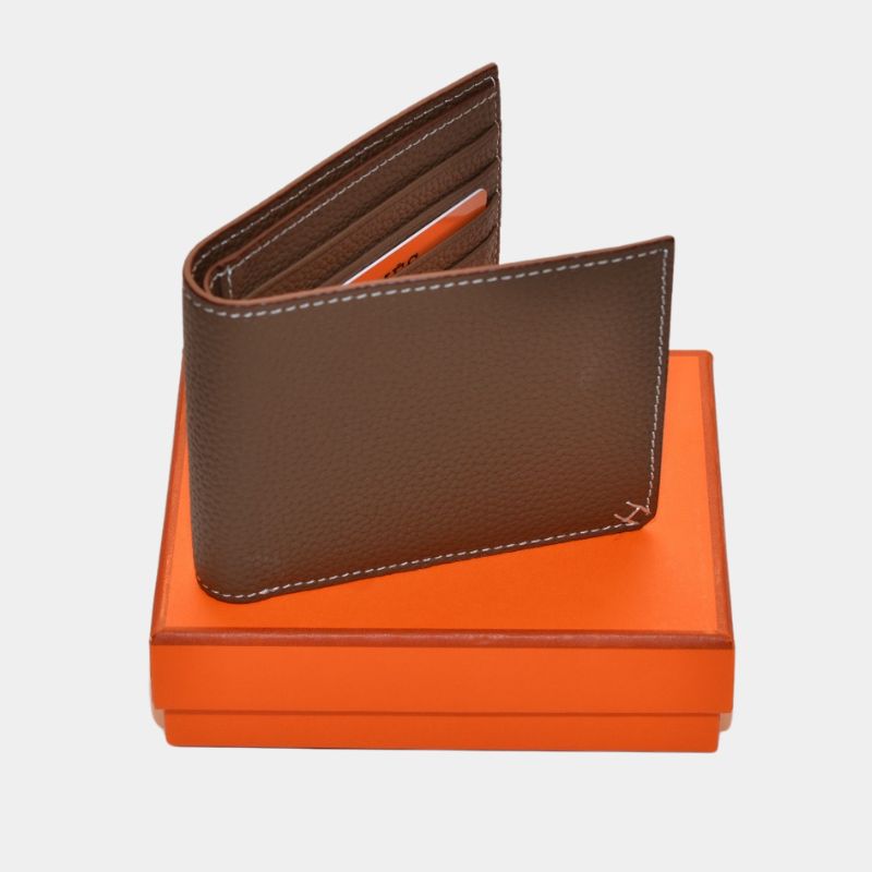 Мъжки портфейл Hermès от естествена кожа