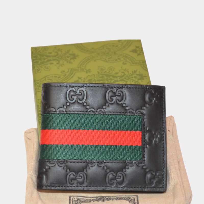 Мъжки портфейл Gucci от естествена кожа