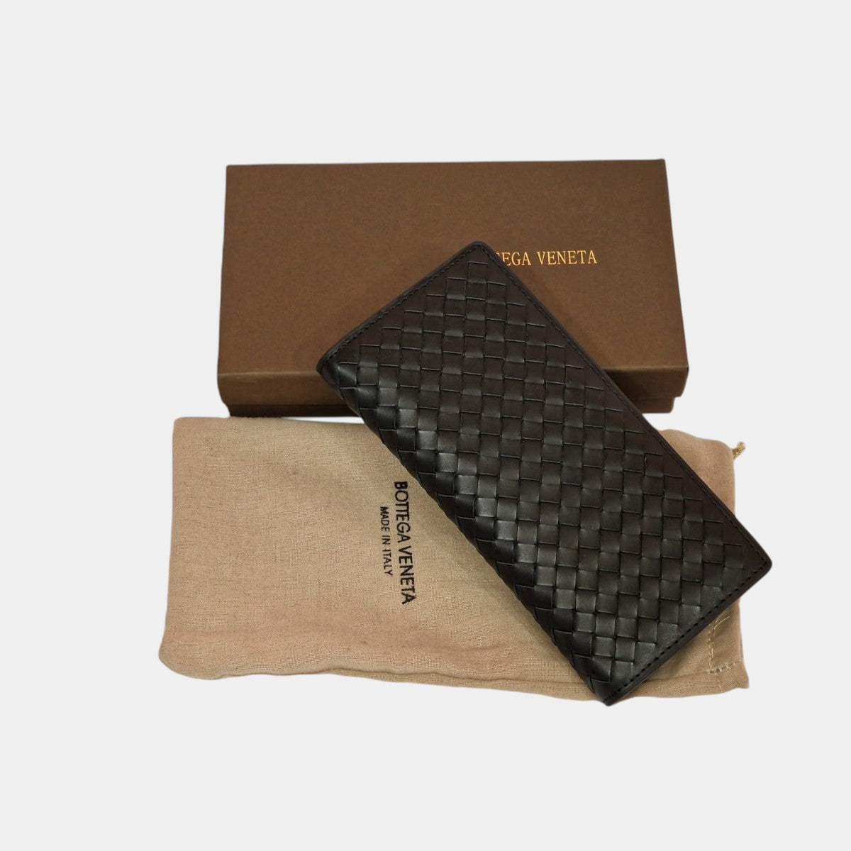 Портмоне от естествена кожа Bottega Veneta