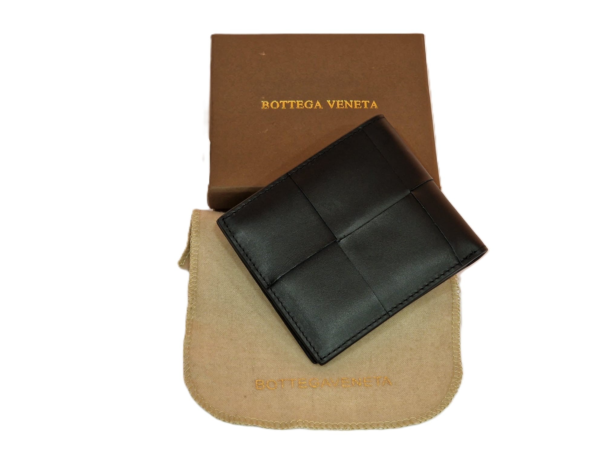 Унисекс портфейл Bottega Veneta от естествена кожа